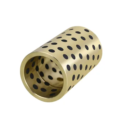 Self-lubricating High-quality Graphite-inlaid Copper Bushings Applicable to Industrial Mechanical Equipment Accessories