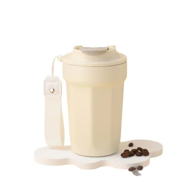 Premium Octagonal 316 Stainless Steel Thermos Cup Portable Car Coffee Cup High-Value Gift Cup