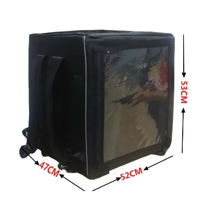 2025 JY Pizza Delivery Box Removable Shelf Helmets Accessories for Motorcycle Saddle Bags Fiberglass 74L Capacity Made China