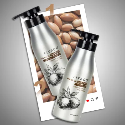Restores Softness Prevents Breakage Organic Argan Oil Shampoo Conditioner Combo Wholesale