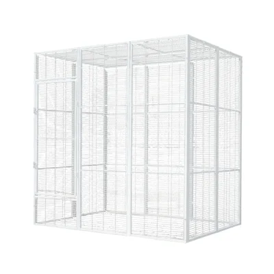Large Bird Cage Wrought Iron Cages Acrylic Hanging Stand Folding Large Bird Cages for Parrots