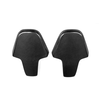 Dry Carbon Fiber Front Seat Back Cover Trim for BMW M3 G80 M8 F91 F92 F93 X3M F97 X4M F98