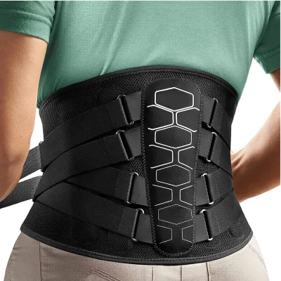 Ergonomic Curve Silicone Anti Slip Sports Girdle Muscle Strain Recovery Waist Guard Crossfit Running Lumbar Brace