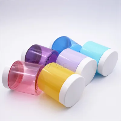 custom colour plastic pet pcr recycled jar 8oz container for pomade cream