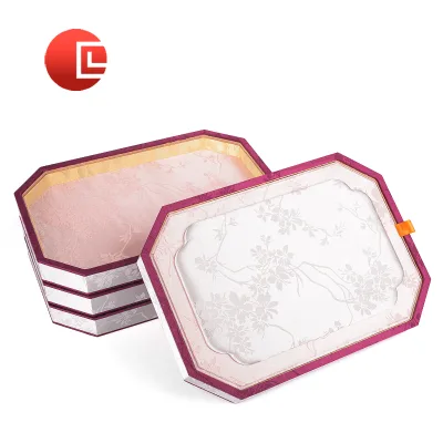 New Chinese Style Velvet Jewelry Display Tray: Dustproof Creative Jade Ring & Bracelet Storage Case