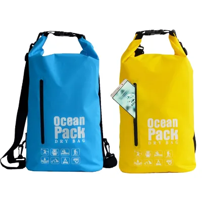 Wholesale Boating PVC Waterproof Roll Top Compression Dry Bag Sack