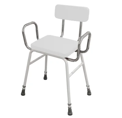 SUNCARE Medical Adjustable Height Kitchen Stool Padded Bath Stool for Elderly