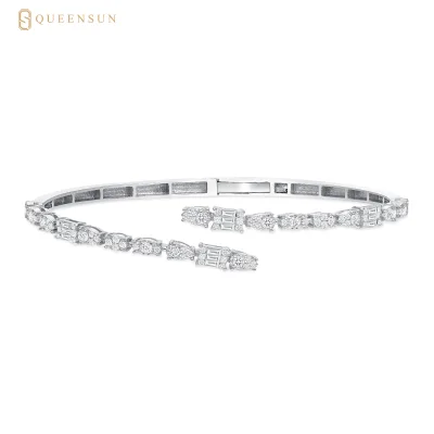 1 Carat IGI Certified 18K Solid Gold Lab Grown Diamond Bracelet D VVS1Custom Fine Jewelry for Women China Factory Wholesale