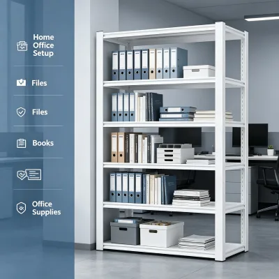 Stock Room Customizable Steel Shelving Steel Shelving Racks Customizable Frame for Supermarket Backstock Commodity Organizing