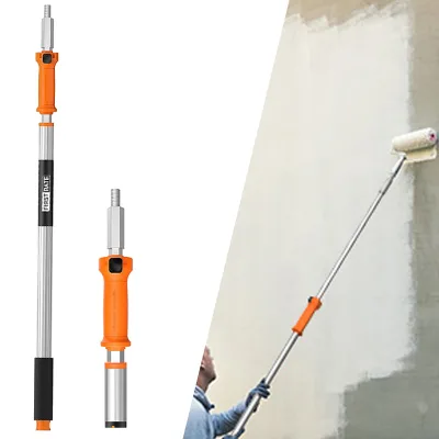 3.5FT to 7FT Retractable Pole Household Cleaning Tools Aluminum Pipes Extension Pole