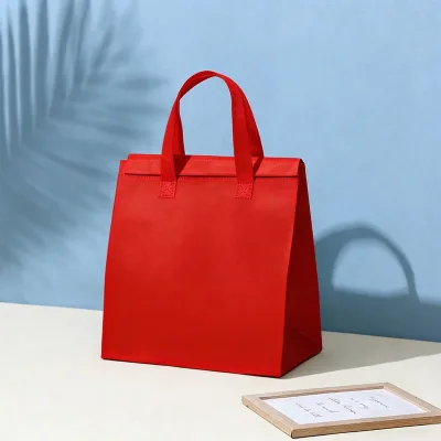 Custom Logo Non Woven Insulated Waterproof Food Delivery Thermal Bag
