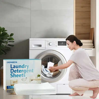 Ultra-Concentrated Eco-Friendly Biodegradable Deep Decontamination Laundry Detergent Sheets Private Label Disposable
