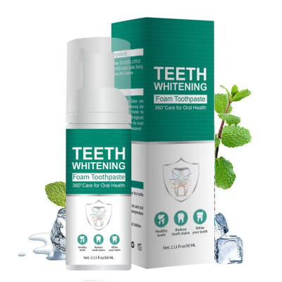 Teeth Whitening Mousse Tooth Whitening Cleaning White Teeth Oral Hygiene Toothpaste Bleaching Remove Stains Dental Tool