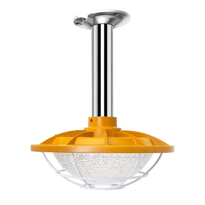 Suspension Rod LED Chip 6000K Daylight Explosion Proof Light IP66 Aluminum Alloy Shell High Brightness Gas Station Warehouse