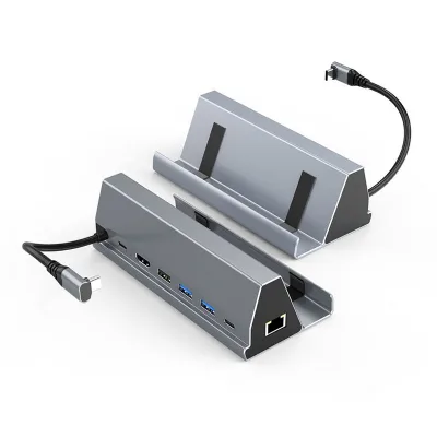 Likai Steam Deck Dock 7 In-1 USB C Docking Station with 4K@60Hz HD-MI, RJ45, PD 100W Charging Hub