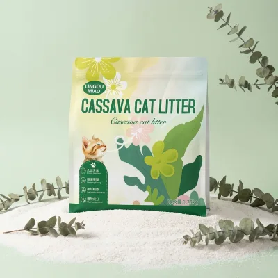 Biodegradable Eco-Friendly Cat Litter Fast Clumping Structure Compact Design Prevents Crumbling Urine Seepage Low Dust Formula