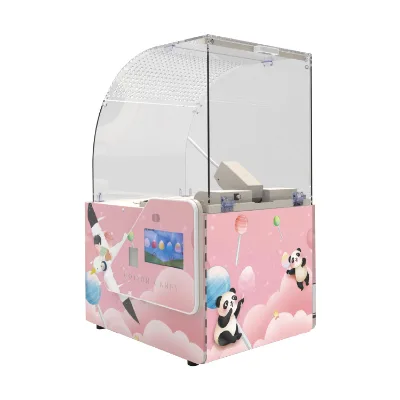 Convenient and Lightweight Mini Cotton Candy Vending Machine Making Sweetness Within Reach