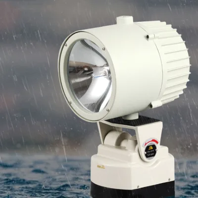 HID Xenon Lamp Stainless Steel Marine Ship Long Distance Searchlight Remote Control Rotating Rescue Search Lights