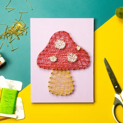 Wire Drawing Handicraft Class Shopping Mall DIY Activity Children's Handmade Nail Drawing Material Pack BXY