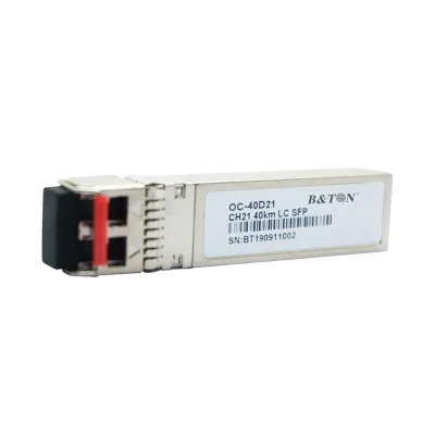 OEM ODM SFP Module SFP+ DWDM 80KM DDM Tunable Transceiver 1.25G Fiber Optic FTTH