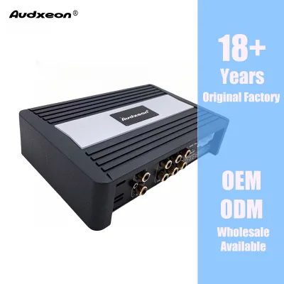 OEM ODM Class AB Car DSP Amplifier 4CH Input 6CH Output Supplier for Brands Wholesalers and Installers