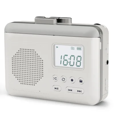 Popular Portable Tape Player With MP3 Converter Built-in Battery LCD Backlight Display From Panda's Authorized Manufacturer