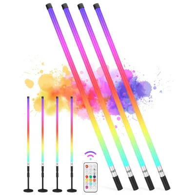 2024 Best Choice 360 Photo Booth Machine Light RGB Bar for Wedding Party 360 Photo Booth Backdrop Stand Commercial Rental