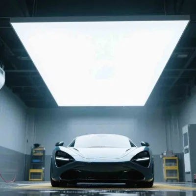 Customized Slim UV Soft Film LED Light Box Cold White Light for Workshop & Car Beauty Station Ceiling