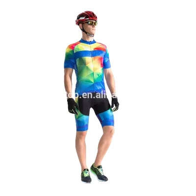 Custom OEM Sublimation Men Bicycle Top Jersey Short Sleeve MTB Road Bike Wear Custom Cycling Jerseys Bike Jerseys Men No Minimum