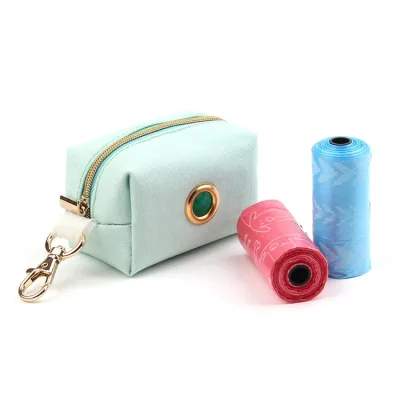 Large Capacity Dog Poop Bag Holder Dispenser Canvas Cloth Waste Bag Dispenser