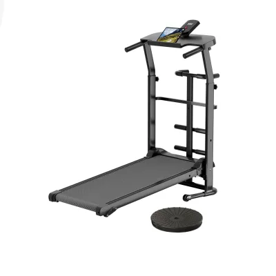 Mechanical Walking Wellness Foldable Treadmill With Incline Multifunctional Mechanical Walking Machine Fitness Equipment
