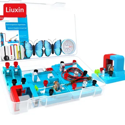 Electricity Magnetism Experiment Kit Magnetic-Driven Generator Elementary School Science Miniature Motor Model LX-6056 Electric