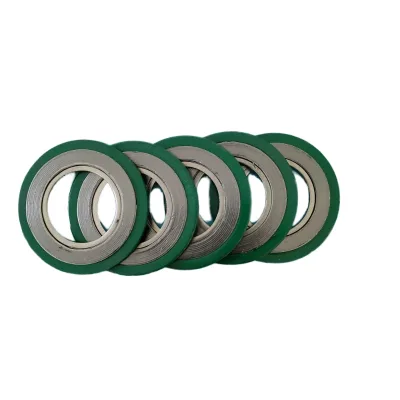 Flexitallic SS304 SS316 Stainless Steel Graphite Packing Carbon Fiber Impregnated PTFE Spiral Wound Ring Gaskets 4.5MM Thickness
