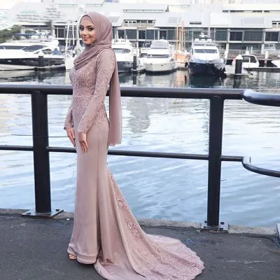Casual Mermaid Gown Istanbul Turkey Evening Dresses