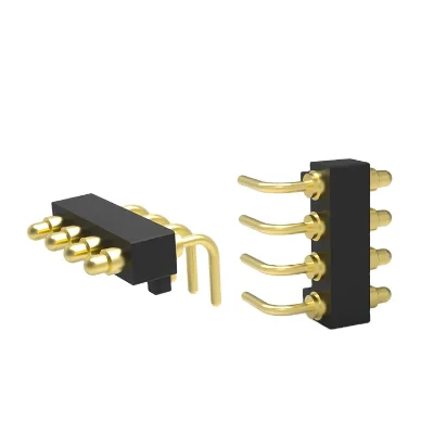 Factory Direct Sale Supply Custom Magnetic Au Plated Pogo Pins Connector for Battery