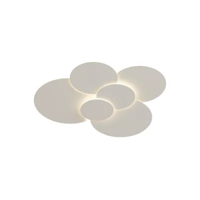 Indoor Modern Ultra Thin Adjustable Chandelier Ceiling Lamp Slim Switch Control Round Surface Mount Led Ceiling Light for Home
