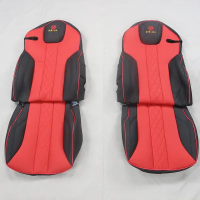 GANE Jiehu H6 Special Seat Cover PVC Material Breathable  Odorless Heavy-duty Truck Cab Seat Cushion All-Season 4 Pieces