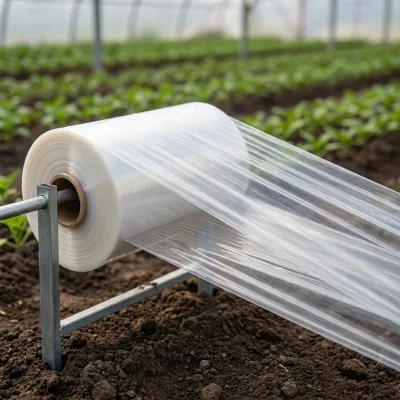 LDPE Clear Plastic Mulch Film 10-25 Micron for Early Season Crop Growth and Moisture Retention