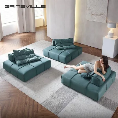 High Quality Modern Sectional Sofa Italian Design Living Room Sofa Set Luxury Villa Modular Sofa