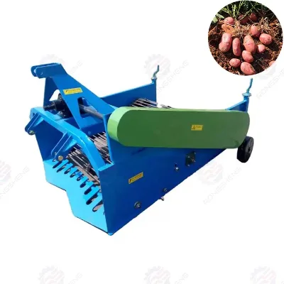 Professional Dual-Row Root Harvester:For Efficient and Low-damage Harvest of Potatoes Onions Carrots & Garlic