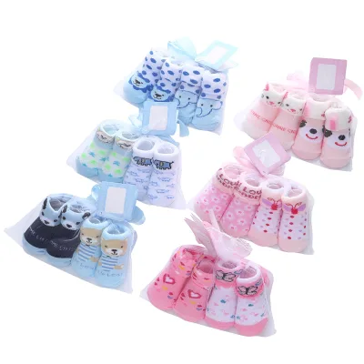 Latest Fashion Design Cute Animal Baby Socks Shoes Baby Boots