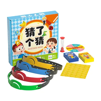 Portable Family Party Board Games Guess Who I Am Brain Training Desktop Game Fun Holiday Entertainment Gifts for Boys and Girls