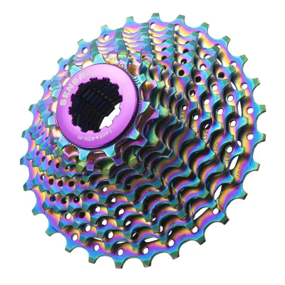 SENSAH Road Bicycle Bike Colourful Cassette 11 12 Speed 11-28T/32T/34T Bicycle Flywheel K7 Sprocket for HG Hub Parts