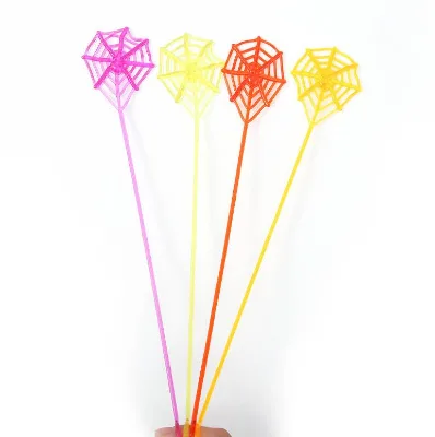 Multi-color Sticky Hand Elastic Palm Spider Web Hallowmas Favors Gift Wall Climbing Sticky Toy for Vending Capsule Machine