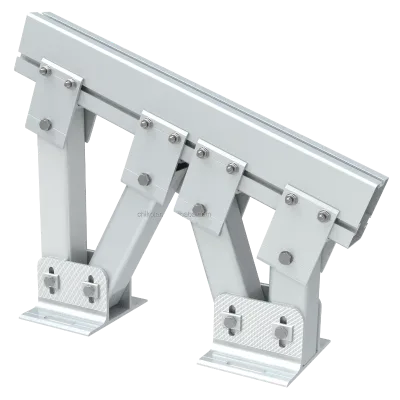 Base with Two V Solar Mountings