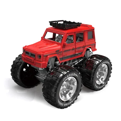 2pcs Cool Kids Friction Powered Off-road Vehicle Cross Country Toy Car