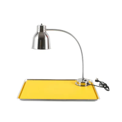 Commercial Kitchen Food Warmer Lamp with cutting board Electric Silver/Gold/Copper Buffet Food Heat Lamps for Restaurant Hotel
