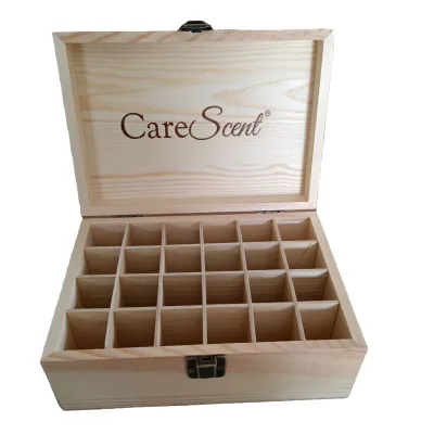 Factory Cost Removable Wooden Box for Essential Oil/wooden Storage Box