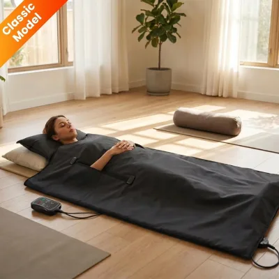 Professional Infrared Therapy Lamp Waterproof Infrared Sauna Blanket Body Wrap Mat Thermal Therapy Device Sauna Blan