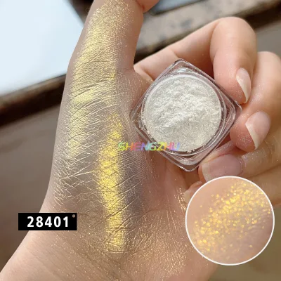 Cosmetic Grade Interference Mica Pigments Rainbow Effect Iridescent Eyeshadow Makeup Cosmetic  Mica Powder Pigment